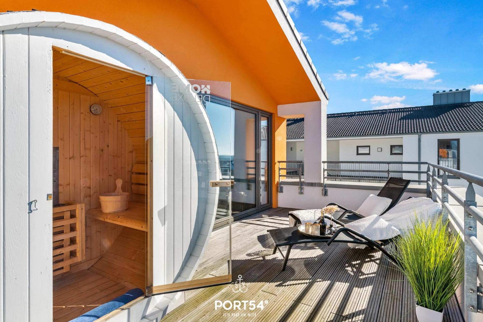 Ferienwohnung Penthouse Sonnendeck 22 Olpenitz Exterior foto