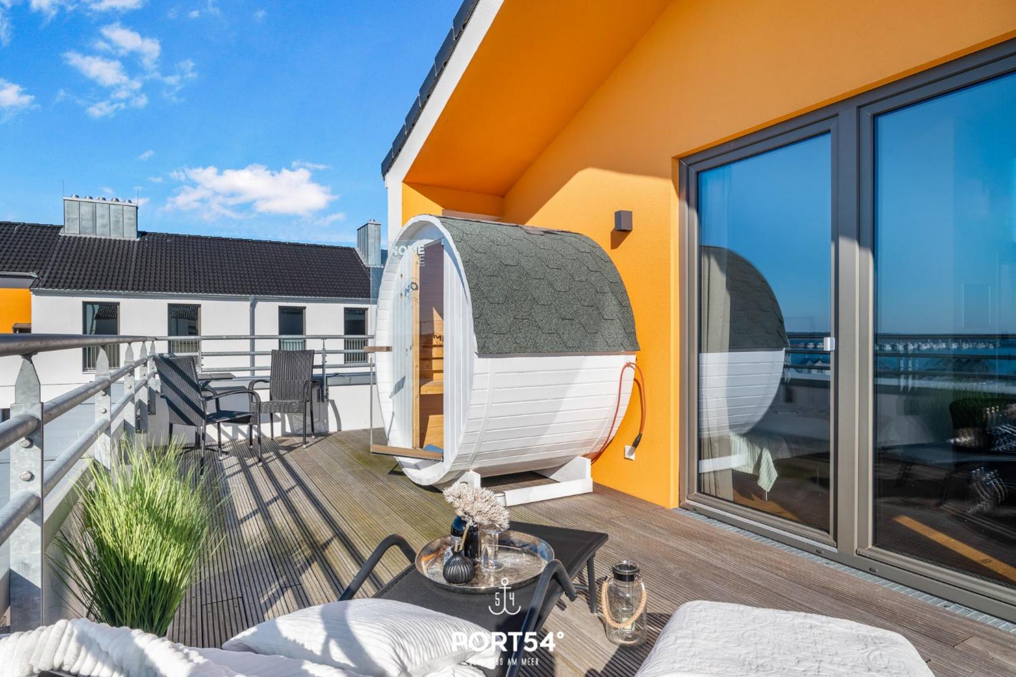 Ferienwohnung Penthouse Sonnendeck 22 Olpenitz Exterior foto